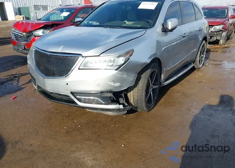 2014 Acura Mdx Advance Pkg W/Entertainment Pkg from USA, damaged, VIN 5FRYD4H85EB028277